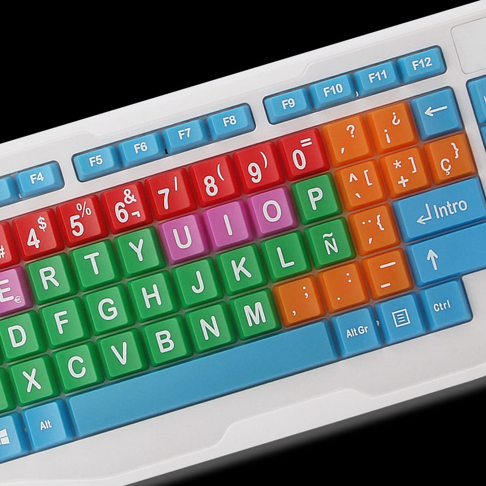 ColorTec - Teclado especial para baja visión